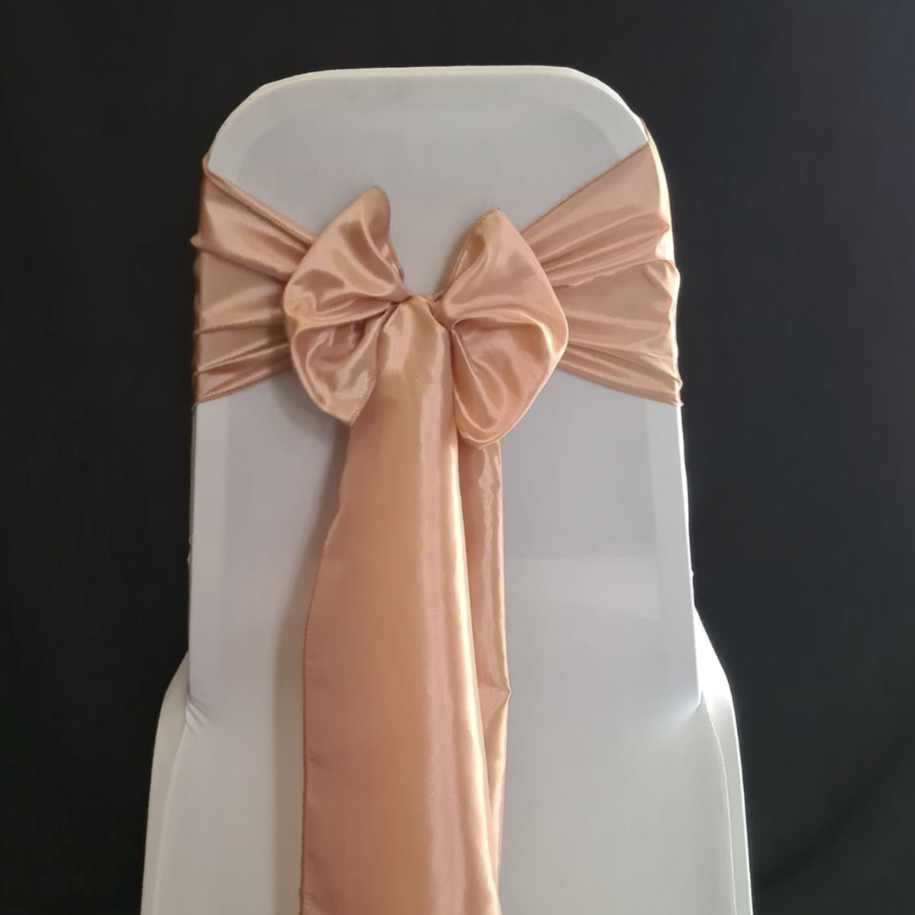 Rose gold 2025 chair sash